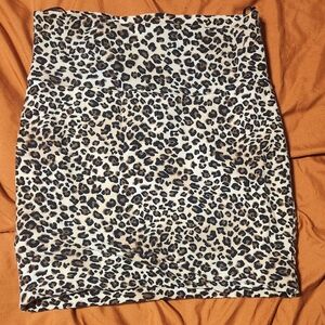 Ambiance Animal Print Pencil Skirt